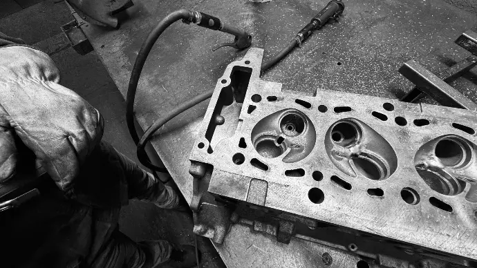 Préparation soudure culasse 